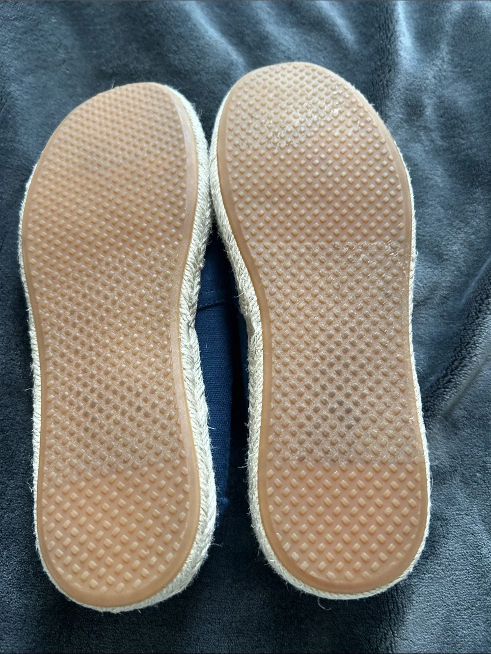Toms Women's Slip-On Espadrilles in Navy Blue